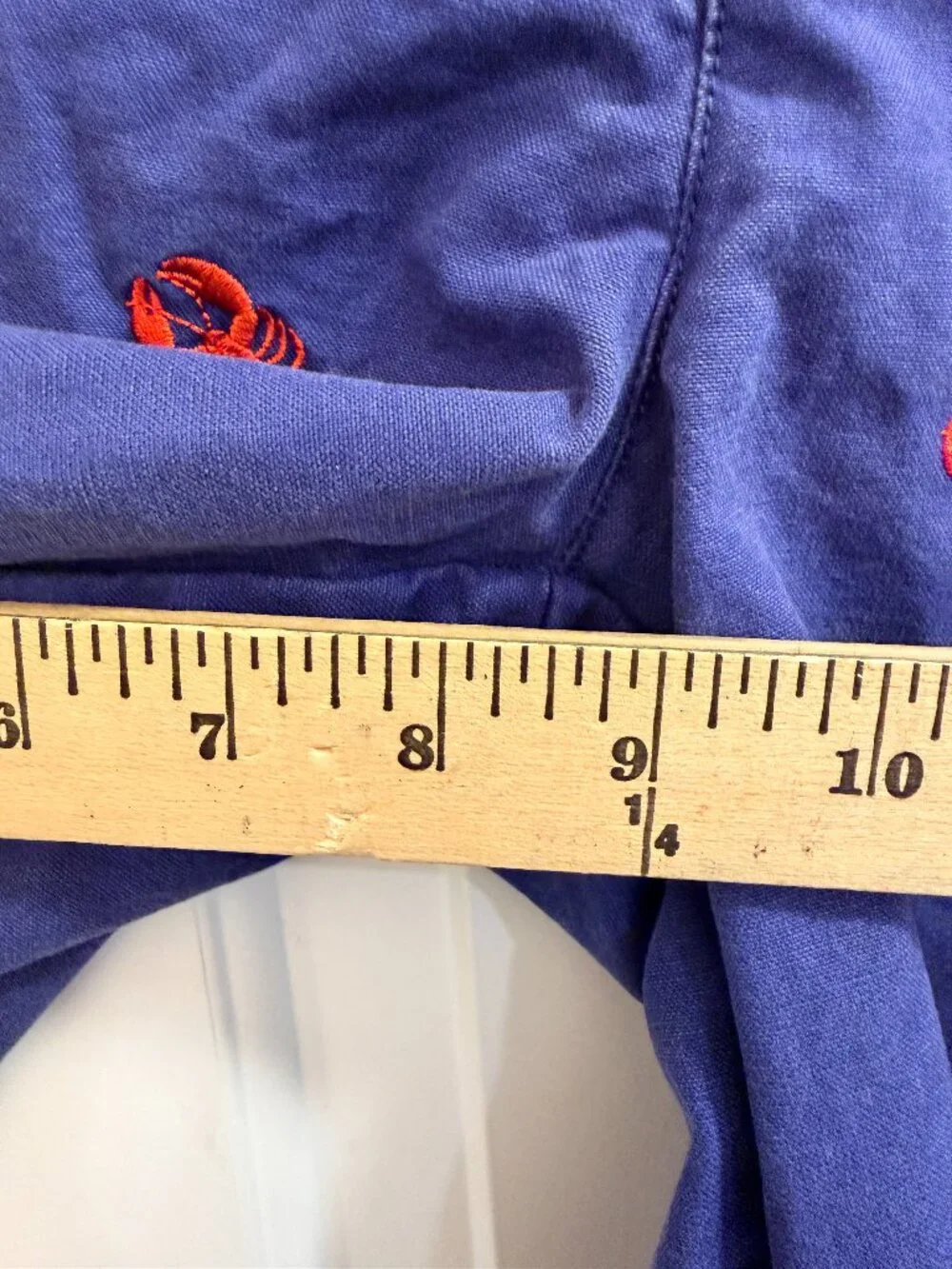 Vineyard Vines Lobster Embroidered Club Shorts 33 - Picture 8 of 11
